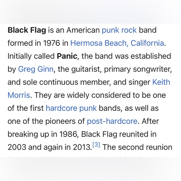 New Black Flag Punk Rock Band Tshirt Men’s Size Large. - Picture 11 of 13